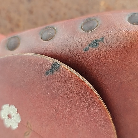 VINTAGE 70's Leather Shoulder Bag - Picture 9 of 14